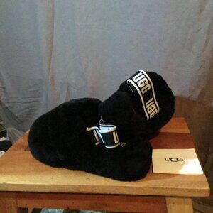 UGG “Yeah” Slide Slippers | Black | Size 8 | w/ Box